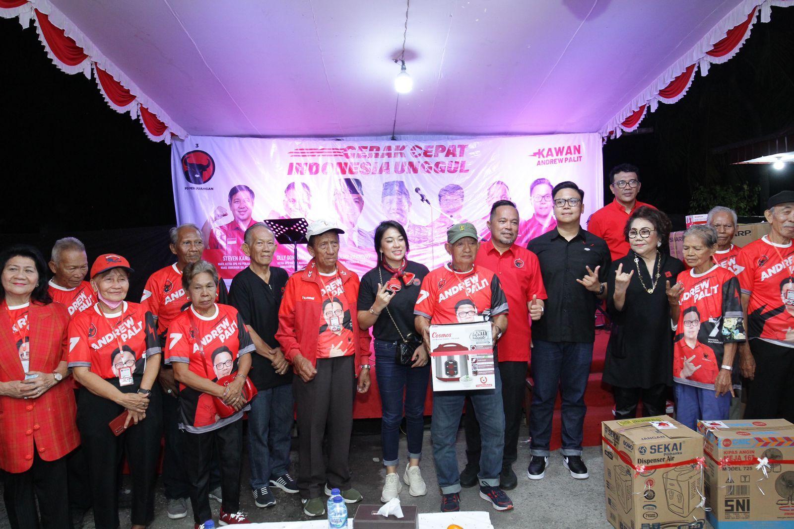 Figur Muda Andrew Palit Deklarasikan Diri Siap Bertarung Lawat Partai PDI Perjuangan