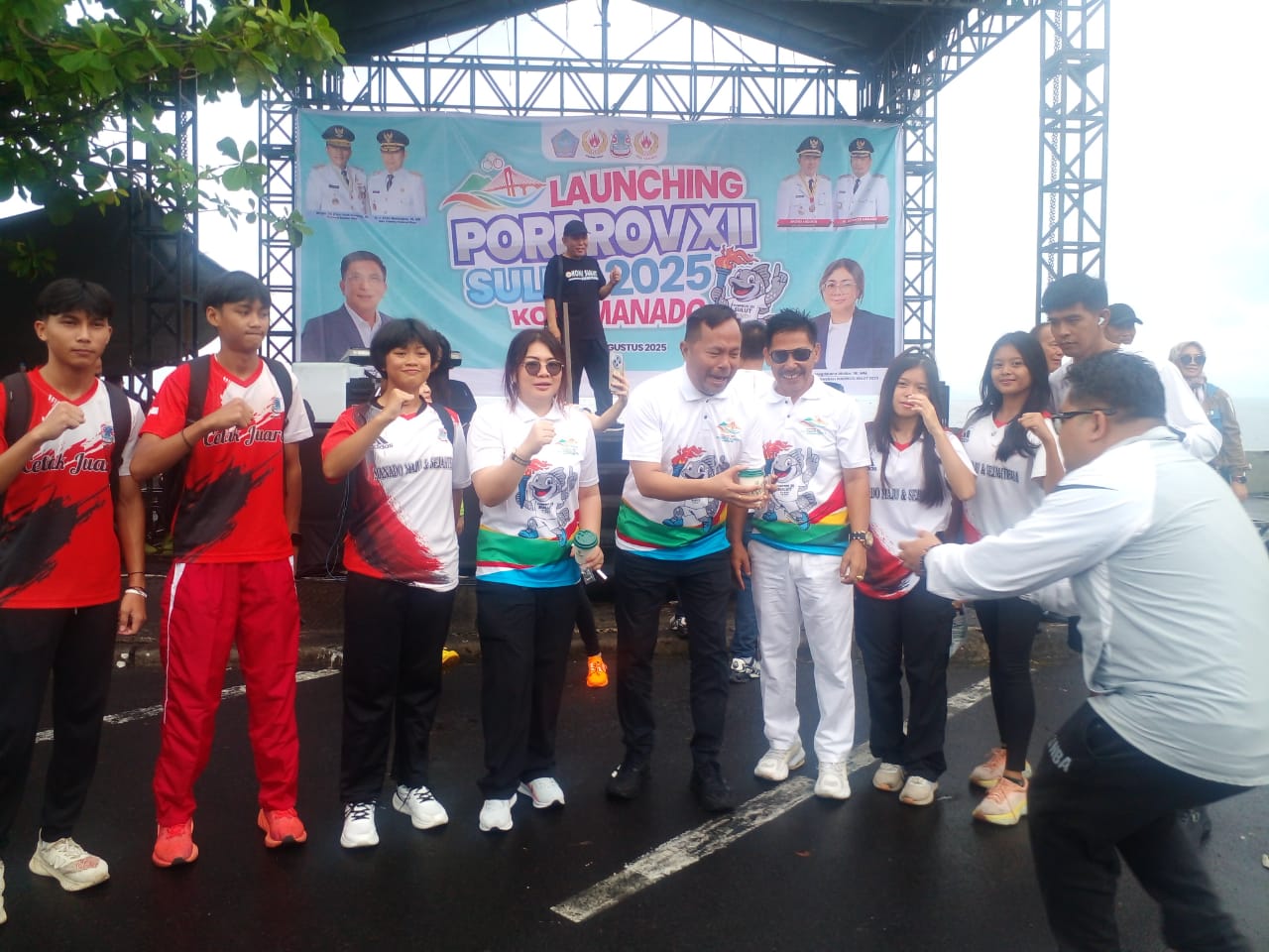 Launching Logo dan Maskot, Kota Manado Siap Jadi Tuan Rumah Porprov XII Tahun 2025